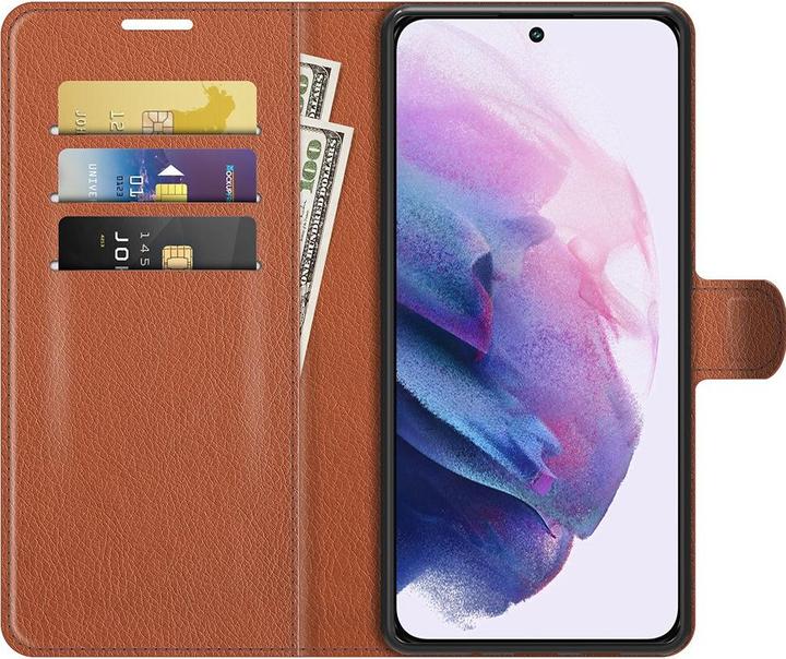 Image du produit Cover-Discount Galaxy S22 - Étui en cuir marron (Samsung Galaxy S22)