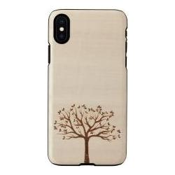 Man&Wood SmartPhone case iPhone X/XS apple tree black (Apple iPhone XS, Apple iPhone X), Smartphone Hülle