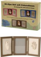 Image du produit IKO Cadre photo gris 43.5x19cm avec set de plâtre pour