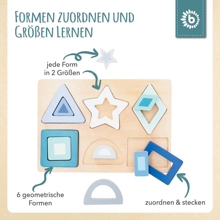 Produktbild Bieco Holzpuzzle (12 Teile)