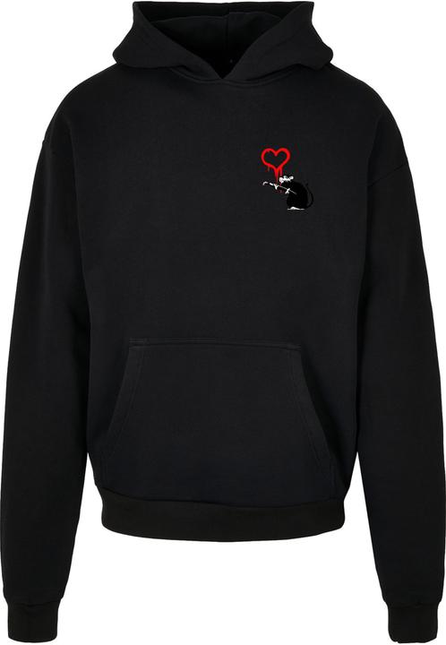 Produktbild Merchcode Banksy - Love Rat Ultra Heavy Hoody - 192751 (L, M)