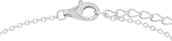 Immagine prodotto S.Oliver Armschmuck für Damen, 925 Sterling Silber, Zirkonia synth., Muschelkernperle (20 cm, Argento 925)