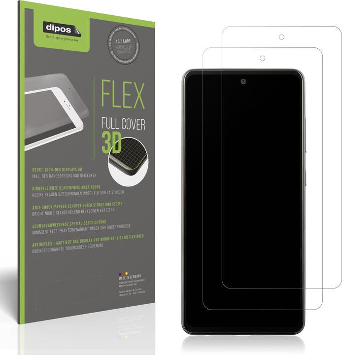 Brotect Pellicola In Vetro Opaca Per Oppo A52 - Protezione Schermo Anti-Riflesso, Durezza 9H, Made In Germany