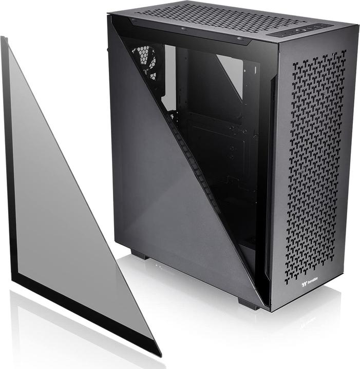 Actual product image Thermaltake Divider 500 TG Air Black (ATX)