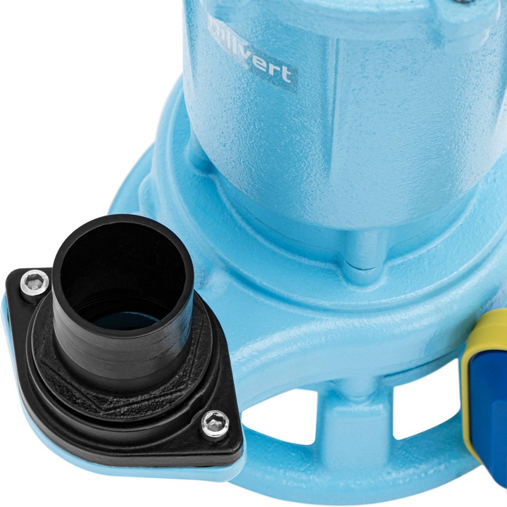 Produktbild Hillvert Tauchpumpe 500 l/min 2100 W Schwimmerschalter Schneidwerk Schmutzwasser Pumpe (Schmutzwasserpumpe)