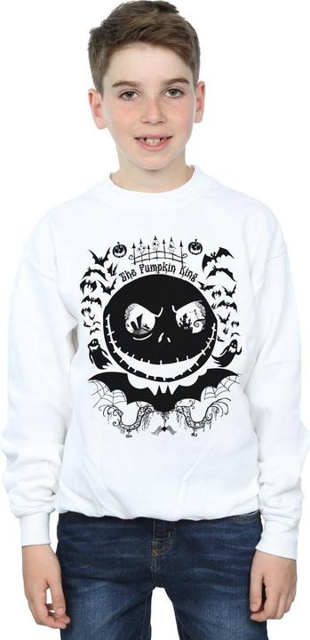 Actual product image Disney Boys Nightmare Before Christmas Jack The Pumpkin King Sweatshirt (140, 146)