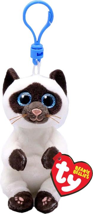 Actual product image Ty Beanie Babies Bellies Clip Miso Siamese 10cm (10 cm)