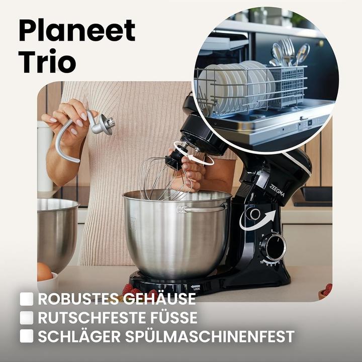 Image du produit Zeegma Planeet Trio (1500 W, 5.20 l)