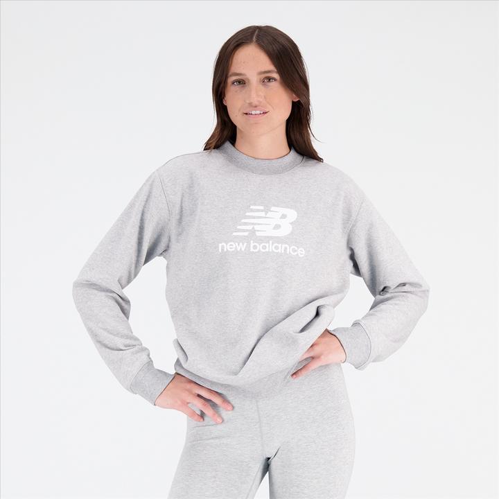 Image du produit New Balance W Essentials Stacked Logo Crew (S)