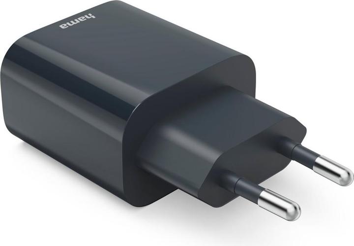 Actual product image Hama Fast charger, USB-C, USB-A, Power Delivery (PD), 20 W, anthracite (20 W)