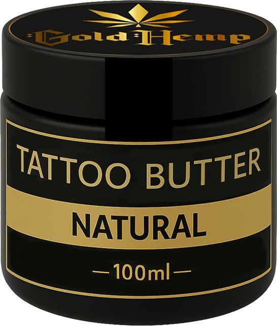 Produktbild GoldHemp Tattoo Butter Natural 100ml (100 ml, Creme)