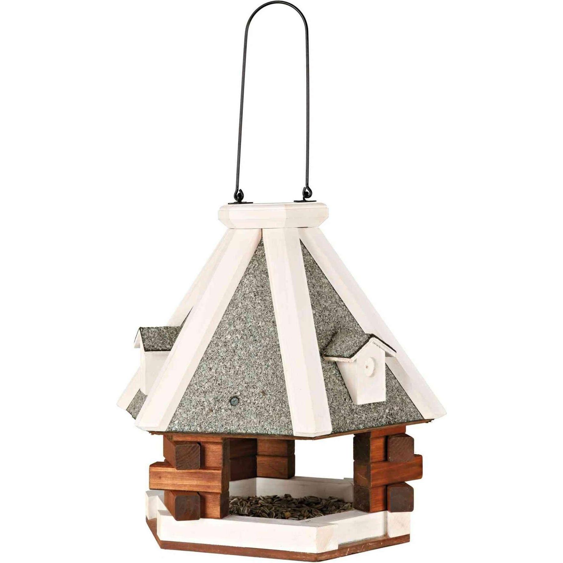 Meilleurs prix pour Mangeoire Trixie natura à suspendre, marron/blanc pour oiseaux sauvages -  36 cm de diamètre x H 35 cm