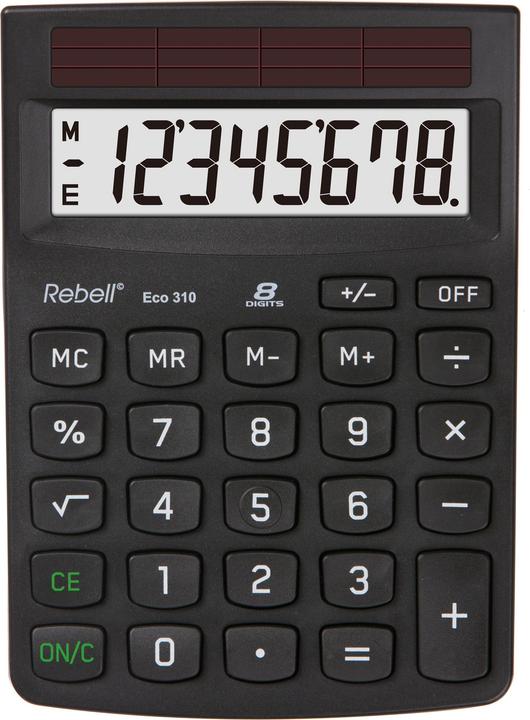 Rebell ECO 310 calculator (RE-ECO310) (Solarzellen)