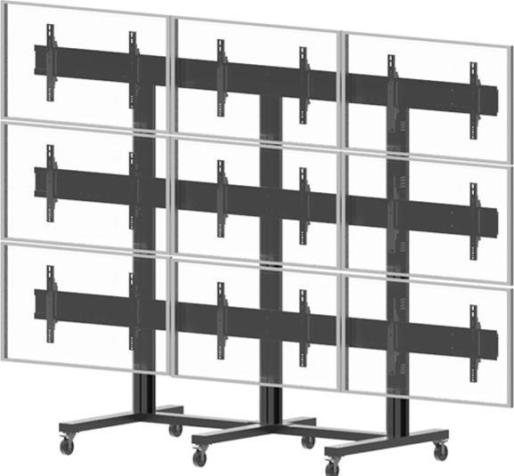 Image du produit Multibrackets M Public Video Wall Stand 9-écrans (40" - 55")