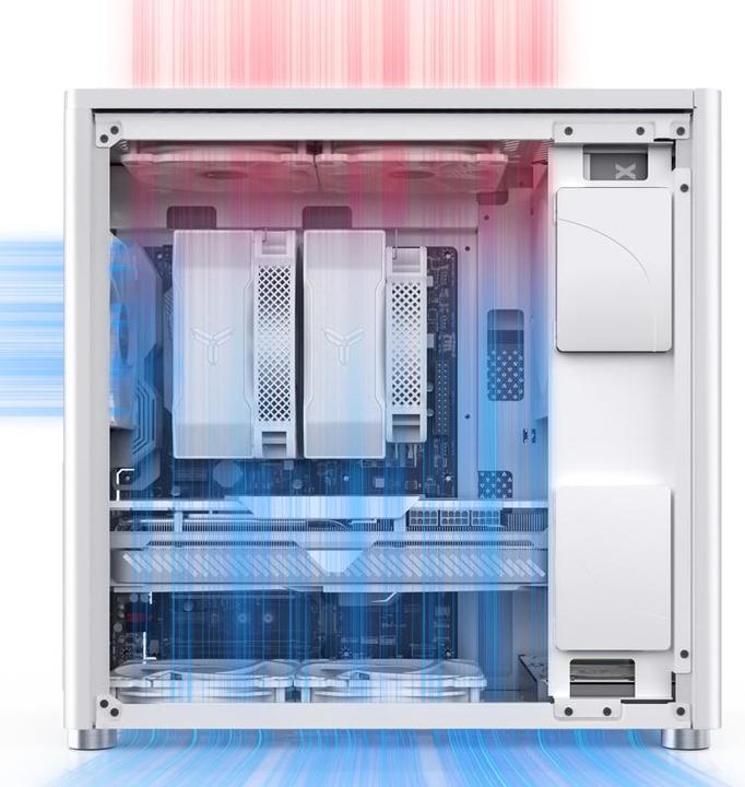 Actual product image Jonsbo D40 ATX Enclosure, Tempered Glass (ATX, mATX)