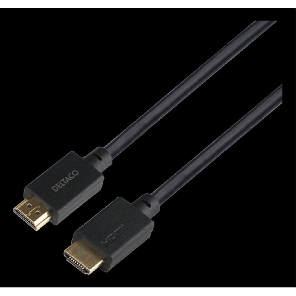 Thumbnail - Deltaco HU-30-LSZH HDMI cable HDMI Type A (Standard) Black (3 m, HDMI), Video Kabel