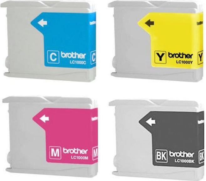 Image du produit Brother LC1000VALBP Value Pack (M, CF, Y, C)