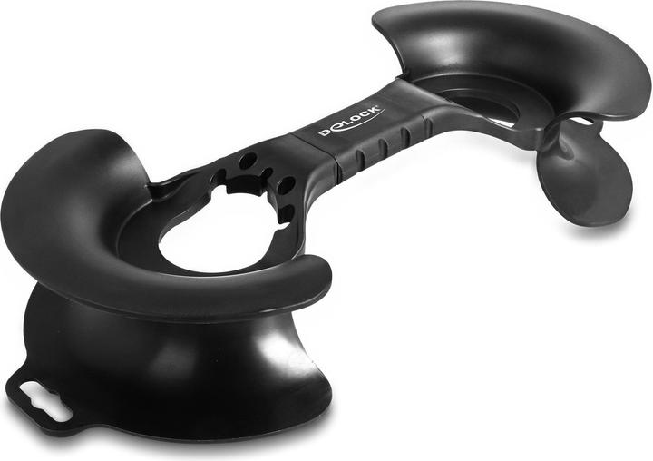 Delock Enrouleur de câble 375 x 170 mm noir