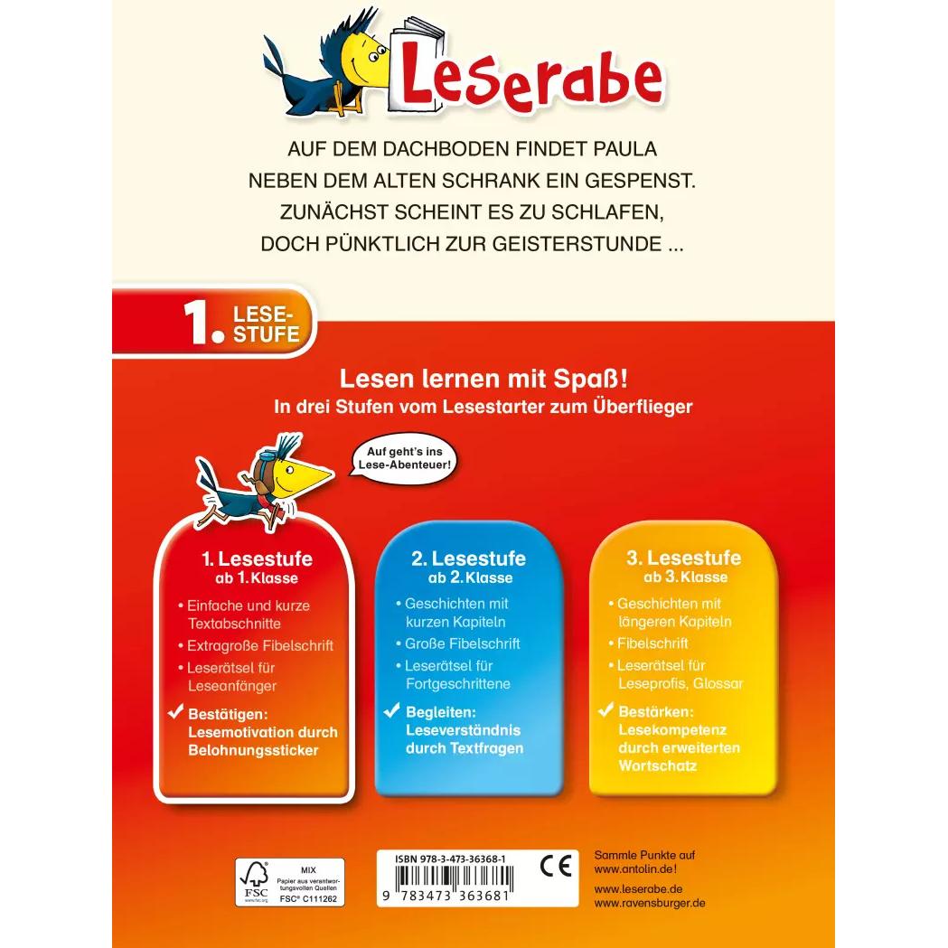 Thumbnail - Das Gespenst auf dem Dachboden, Kinderbücher von Katja Königsberg, Jan Lieffering