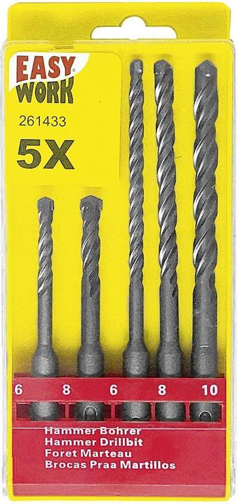 Immagine prodotto Easy Work Set di trapani a percussione SDS (10 mm, 6, 8)