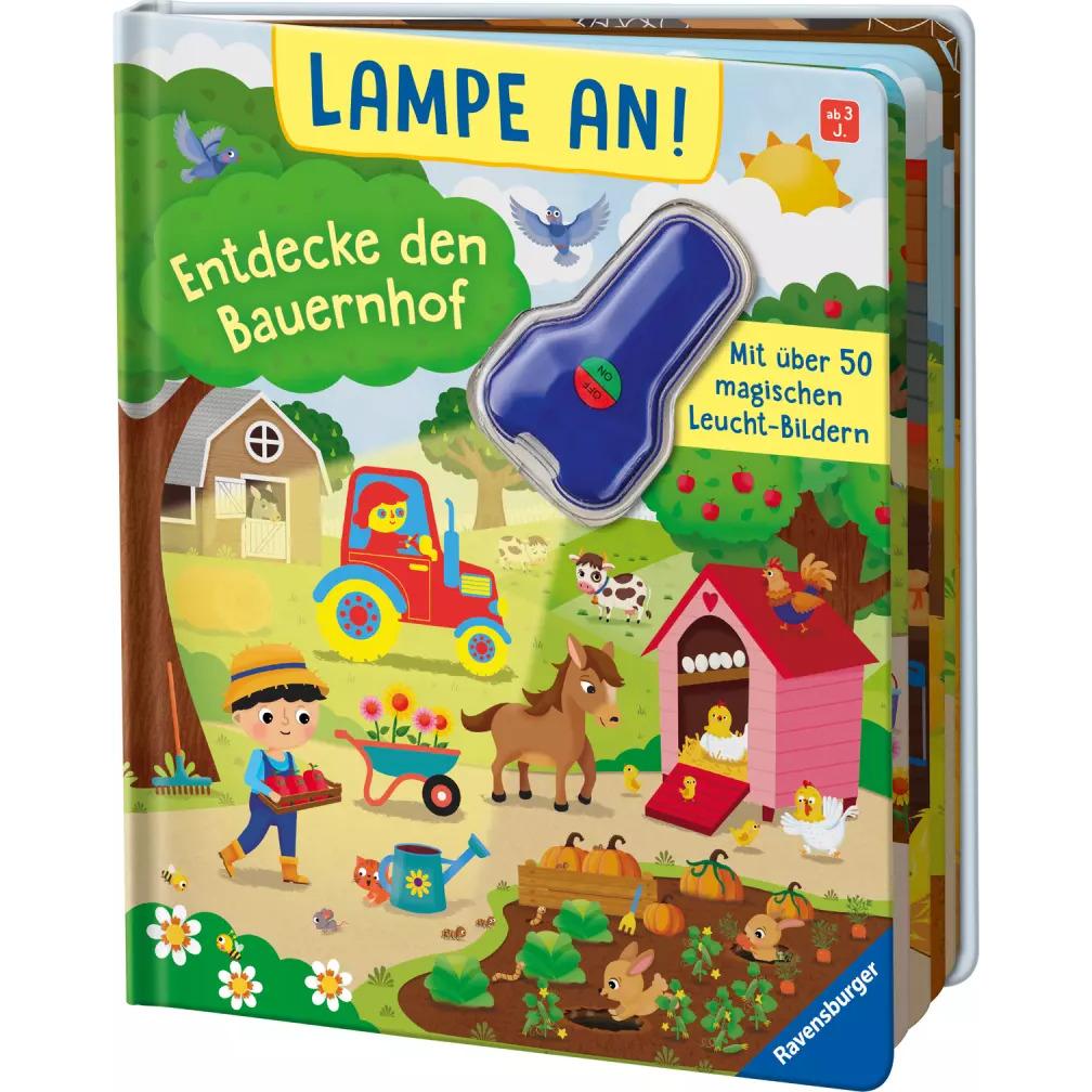 Thumbnail - Lampe an! Entdecke den Bauernhof: Mit über 50 magischen Leucht-Bildern, Kinderbücher von Ines Foje