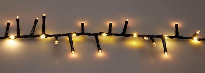 Produktbild Koopman LED-Clusterlichterkette warmweiss, 1410 LEDs, schwarzes Kabel, Innen/Aussen, 23m (23 m)