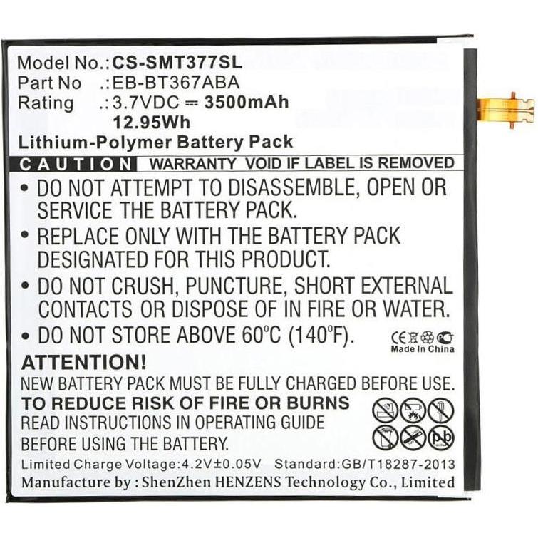 Thumbnail - CoreParts Battery for Samsung Tablet (Akku, Galaxy Tab E 8.0), Mobilgerät Ersatzteile, Schwarz