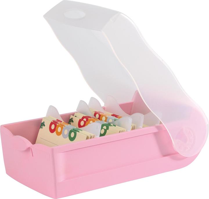 Produktbild Han Lernkartei Croco A7 transl.-pastellrosa (A7)