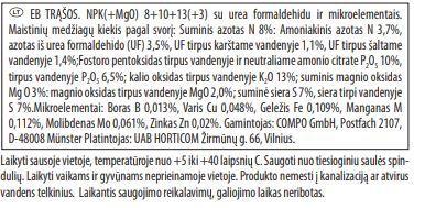Nährwerte und Zutaten Compo Fertilizer Sticks For Orchids 20