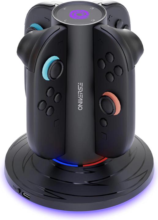 Immagine prodotto Oniverse QUADRANT Magnetische Ladestation für 4 Joycons™ - Gaming-Zubehör (Switch)