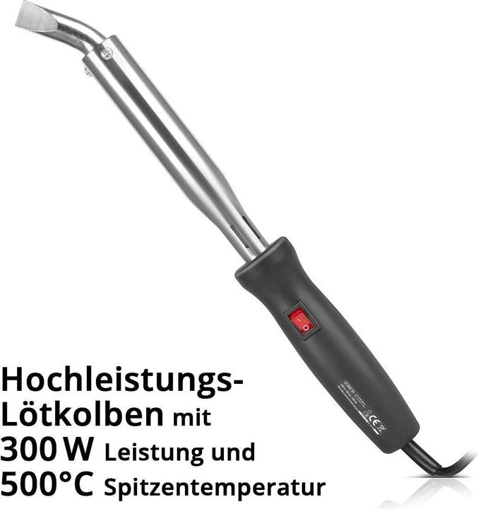 Stahlwerk Soldering iron set Soldering gun with 300 W power with spare soldering tip