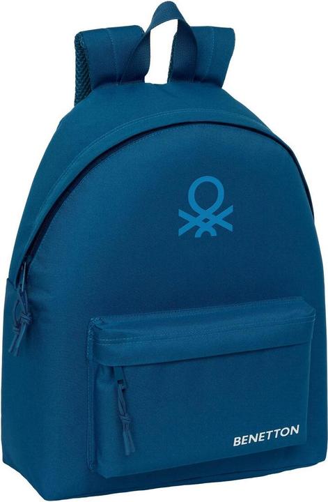 Benetton Schulrucksack Marino Marineblau 33 x 42 x 15 cm