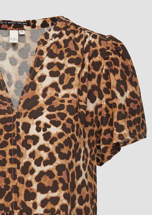 Produktbild S.Oliver Kleid Kurzes Viskosekleid mit All-over-Print (36)