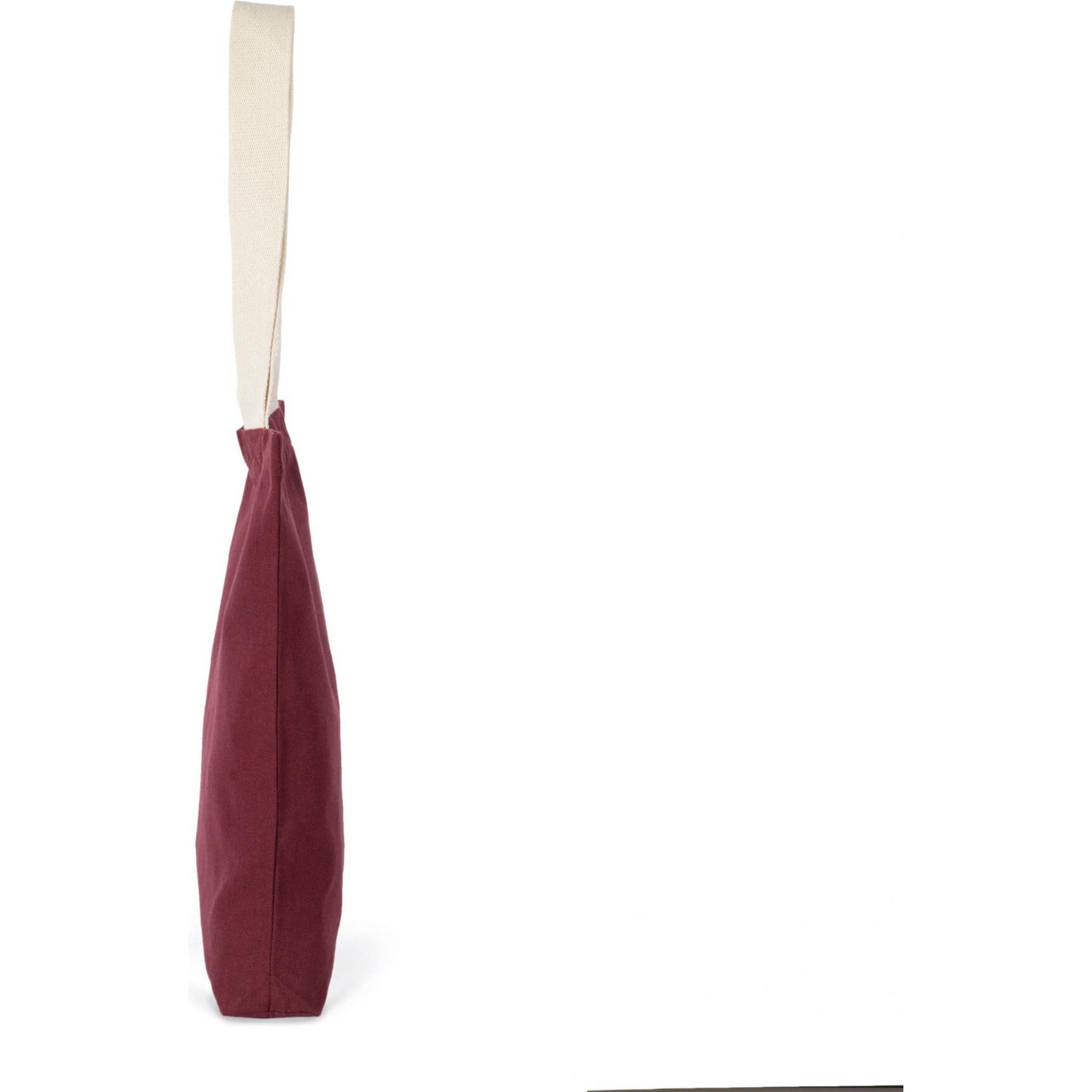 Thumbnail - Kimood, Tasche, Tote bag recycelt mit flachem Boden, Braun