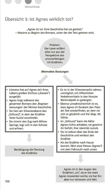 Produktbild Lektürehilfen Peter Stamm "Agnes" (Deutsch, Johannes Wahl, 2017)