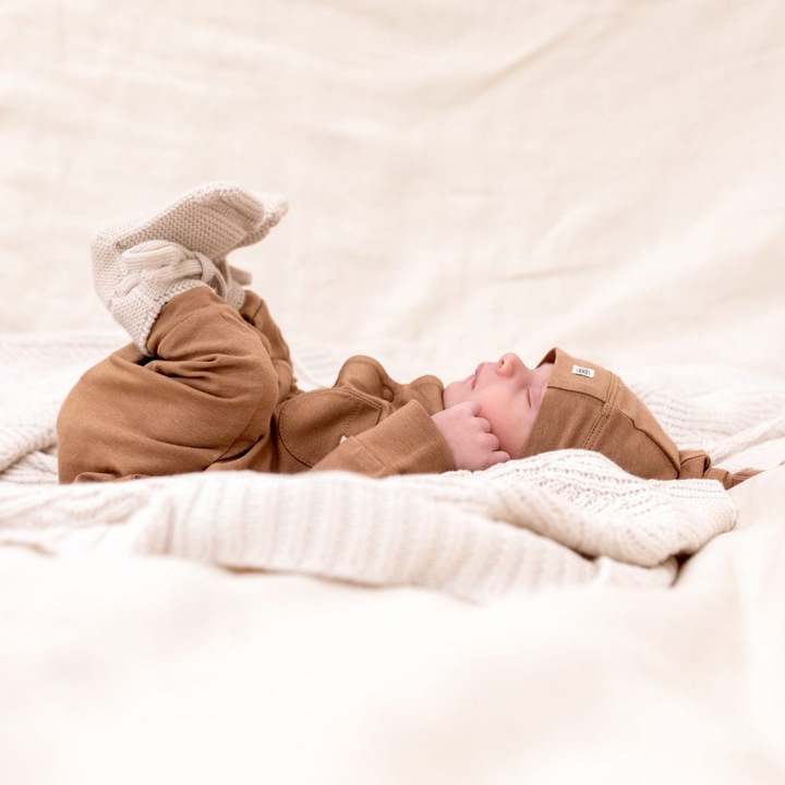 Actual product image Cloby Romper suit overall UPF + Coconut Brown (74, 75, 80)