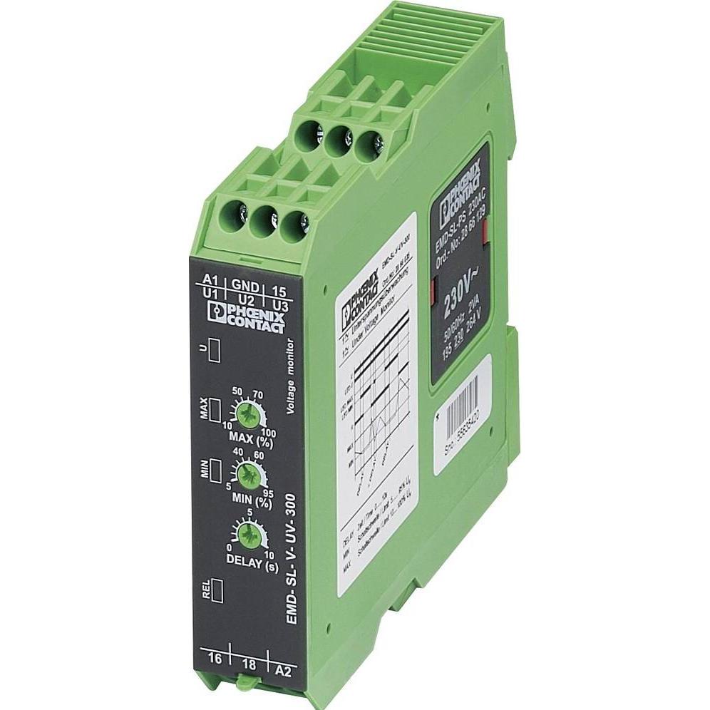 Phoenix Contact Relè di controllo della tensione SPDT 24-230/24, Relais
