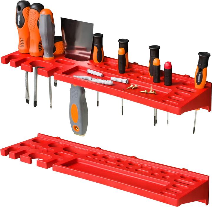 Actual product image Botle Storage system wall shelf, red