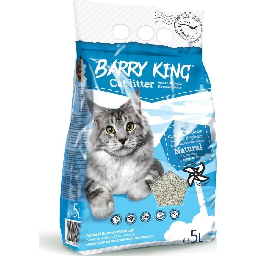 Barry King Żwirek bentonit dla kota naturalny 5L, Sabbia lettiera per gatti