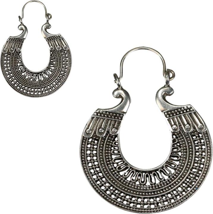 Immagine prodotto Star Piercing Orecchino in argento con placca azteca (Ottone)