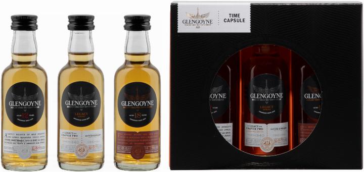 Produktbild Glengoyne Single Malt Time Capsule (12J, Chapter Two, 18J) (3 x 5 cl)
