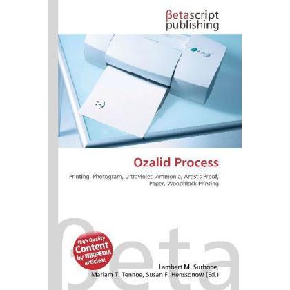Thumbnail - Ozalid Process, Fachbücher von Susan F. Marseken, Lambert M. Surhone, Miriam T. Timpledon