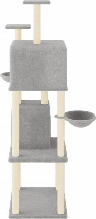 Actual product image vidaXL Kratzbaum (180 cm, Light grey)