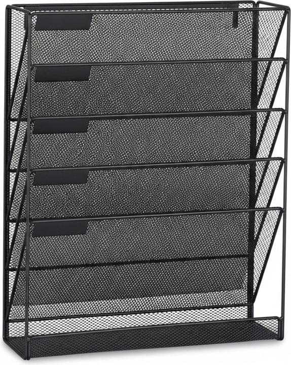 Actual product image Relaxdays Wall Magazine Rack (32.50 x 10.50 x 40.50 cm)