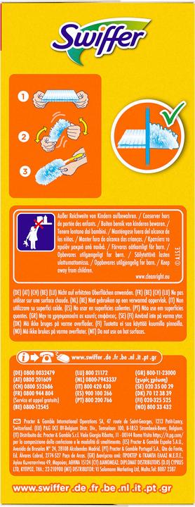 Valori nutrizionali e ingredienti Swiffer Staubmagnet Nachfülltücher (18 pz.)