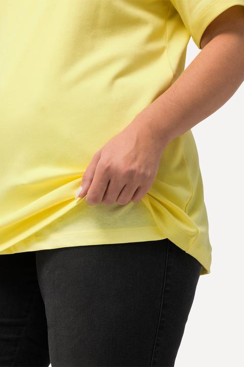 Produktbild Ulla Popken Shirt, doppellagige Vorderseite, Slim, Rundhals, Halbarm (56)