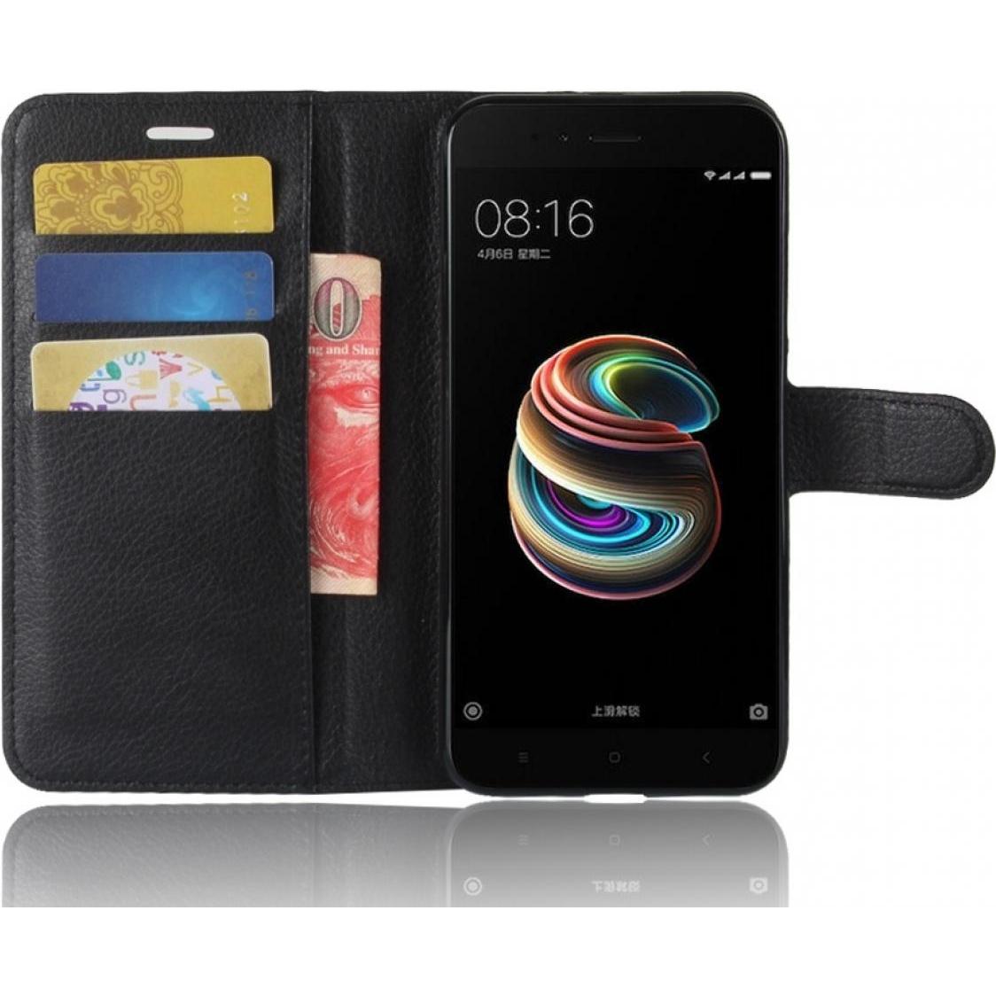 Thumbnail - Screenguard Xiaomi Mi A1 Leather Guard Lederhülle (Xiaomi Mi A1), Smartphone Hülle, Schwarz