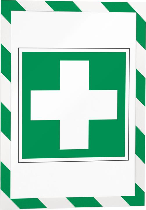Produktbild Durable MAGNETRAHMEN SECURITY A4 grün/weiss