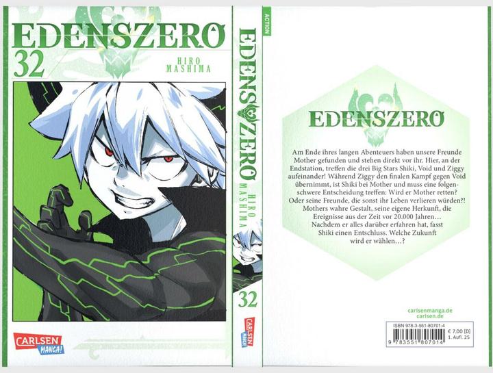 Produktbild Edens Zero 32 (Deutsch, Hiro Mashima, 2025)