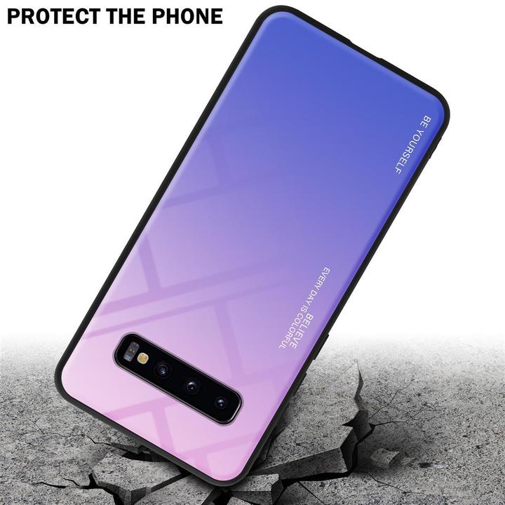 Actual product image Cadorabo TPU 2 colors glass cover (Samsung Galaxy S10)